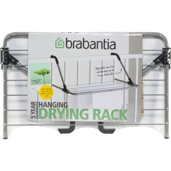 Brabantia ant durų kabinama skalbinių džiovyklė 4.5 m, Metallic Grey