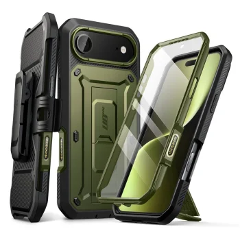Supcase Unicorn Beetle Pro dėklas, skirtas iPhone 17 Air, žalias