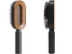 Detangling Hair Brush for All Hair Types, Anti-Static Smoothing Travel Brush, black