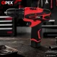 OPEX TOOLS OPX28032 akumuliatorinis bešepetėlinis gręžtuvas, 2x12V