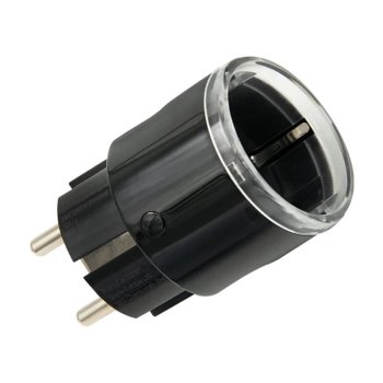 Išmanusis lizdas Shelly Plug S MTR Gen3 2500W, juodas