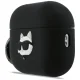 Karl Lagerfeld Silicone Choupette Head 3D dėklas ausinėms AirPods Pro 3, juodas