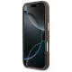 Guess FW Resin Logo dėklas, skirtas iPhone 17 Pro, rudas
