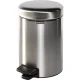 Brabantia NewIcon šiukšliadėžė su pedalu, 3 L, Brilliant Steel