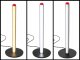 Black LED Desk Lamp with 3 Light Colors and Brightness Control, 25 cm