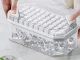 Ice Cube Tray with Bin and Scoop, 50 Cubes