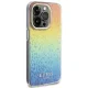 Guess dėklas iPhone 14 Pro telefonui IML Faceted Mirror Disco Iridescent, įvairiaspalvis