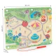 ECOTOYS Wooden Magnetic Maze Puzzle for Toddlers