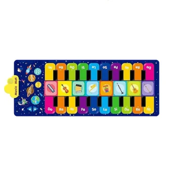 Interaktyvus muzikinis šokių kilimėlis vaikams (8 instrumentai, 10 melodijų)