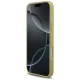 „Guess“ dėklas „iPhone 17 Pro Max“ telefonui „Rhinestone Triangle Logo“, auksinis