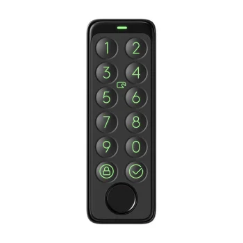 Išmanioji spynos klaviatūra SwitchBot Keypad su pirštų atspaudų skaitytuvu, juoda