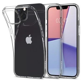 Apple iPhone 13 6.1'' Spigen Liquid Crystal TPU Case Cover, Transparent
