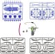 Creative robot construction set for kids – spider model, assembly kit, multicolor