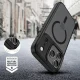 Dėklas Tech-Protect MagMat MagSafe skirtas iPhone 17 Pro, matinis juodas