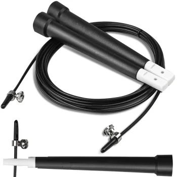 Neo-Sport NS-955 sportinė šokdynė su plieniniu troseliu, juoda