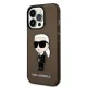 Karl Lagerfeld Ikonik Karl dėklas iPhone 14 Pro Max 6.7\" telefonui, juodas