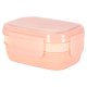 Three-Tier Lunch Box with Compartments, 1900ml, Orange