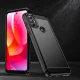 Lankstus dėklas Motorola Moto G Power 2022 Carbon Case, juodas