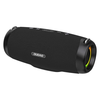Dudao Y21Pro belaidis garsiakalbis su RGB apšvietimu, Bluetooth 5.3, juodas