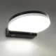 Lauko sieninis LED šviestuvas Maclean MCE346 B, 15W, 1300lm, juodas