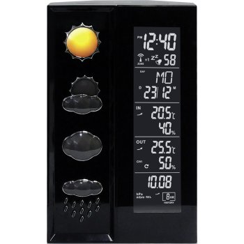 Technoline WS 6650 meteorologinė stotelė, juoda