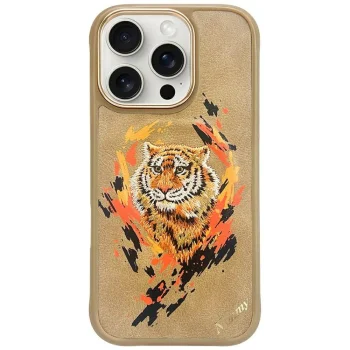 Nimmy iPhone 16 Pro Max dėklas Tiger MagSafe, šviesiai rudas