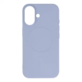 Liquid Silicone dėklas su MagSafe skirtas iPhone 16e / 17e, levandų