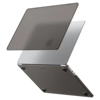 Spigen AirSkin dėklas MacBook Air 13" (2023–2026), Frost Black