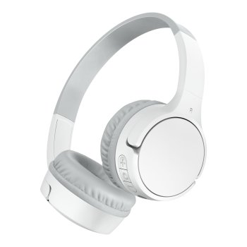 Belkin SoundForm Mini belaidės ausinės vaikams, baltos