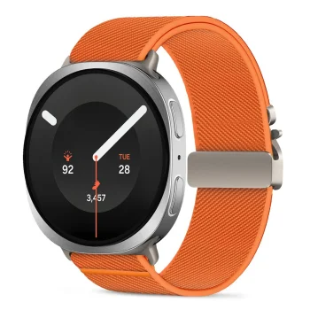 Tech-Protect Nylon Clasp apyrankė Samsung Galaxy Watch 40/44/46 mm, oranžinė