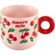 Bialetti Mercato Della Frutta porcelianinių puodelių rinkinys, 2 vnt., 300 ml