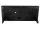 Digital LED alarm clock with temperature and humidity display, black
