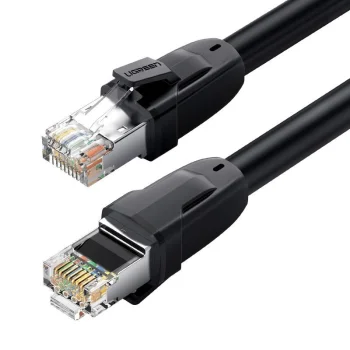 Ugreen RJ45 Cat 8 T568B Ethernet tinklo laidas, 2m, juodas