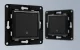 Shelly sieninis jungiklis su 1 mygtuku Wallswitch1Black, juodas