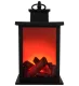 Set of 12 LED Fireplace Lanterns with Realistic Flame Effect