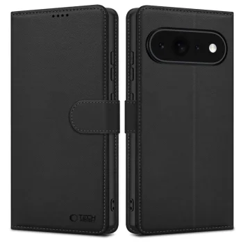 Google Pixel 11 / 11 Pro Tech-Protect Wallet Book Case Cover, Black