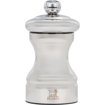 Peugeot Bistro Chef rankinis pipirų malūnėlis 10 cm, nerūdijantis plienas, sidabrinis