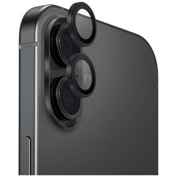 Uniq Optix Aluminum Camera Lens Protector iPhone 17 with Applicator - Black