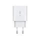 Tech-Protect C20W įkroviklis 2x USB-C PD 20W, baltas