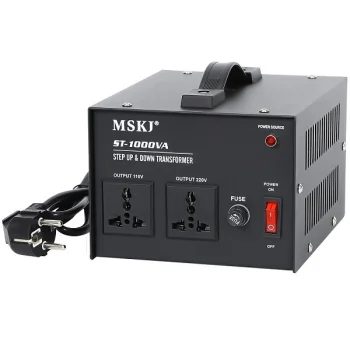 Įtampos transformatorius 110V - 220V / 220V - 110V, 1000 VA