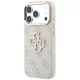 Guess 4G Big Resin Logo dėklas skirtas iPhone 17 Pro / 18 Pro, rožinis