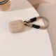 Tech-Protect Silicone Rope dėklas ausinėms Apple AirPods Pro 1 / 2 su dirželiu, šviesiai rudas