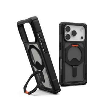 UAG Plasma XTE MagSafe dėklas iPhone 17 Pro telefonui, juodas / oranžinis