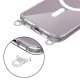 Tech-Protect FlexAir Chain MagSafe Case for iPhone 16 with 2 Lanyards, Clear