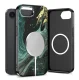 Tech-Protect Lamano MagSafe dėklas iPhone 16e / 17e, Black and Green