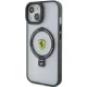 Ferrari dėklas iPhone 15 Plus / 14 Plus su Ring Stand MagSafe, juodas