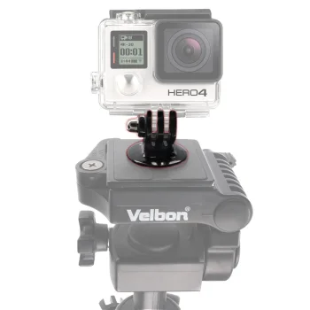 Veiksmo kameros trikojo adapteris iš GoPro į 1/4" sriegį, juodas