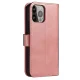 Atverčiamasis dėklas su stovu iPhone 15 Pro Max Magnet Case, rausvas