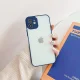 Milky Case lankstus silikoninis dėklas Samsung Galaxy A42 5G, tamsiai mėlynas