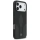 Mercedes dėklas iPhone 17 Pro Max telefonui Leather The Move MagSafe, juodas